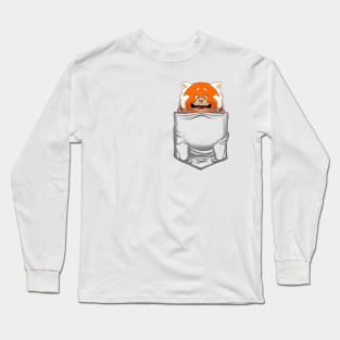 Panda in the pocket Long Sleeve T-Shirt